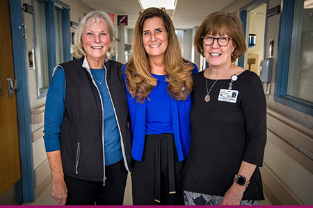 Sue Casey, Beth Charlton, and Nancy Dole