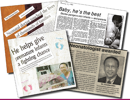 Dr Chai Newspaper Collage