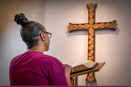 Lacresha Wearrien in the Chapel